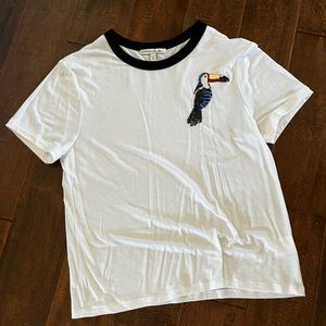 Express white cotton T